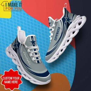 Dallas Cowboys NFL Max Soul Shoes Custom Name Sneaker Personalized Gifts For Cowboys Fans 5