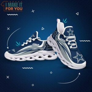 Dallas Cowboys NFL Max Soul Shoes Custom Name Sneakers Dallas Cowboys Personalized Gifts 2
