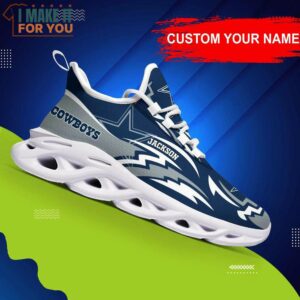 Dallas Cowboys NFL Custom Name Max Soul Sneakers Dallas Cowboys Gift Ideas 7