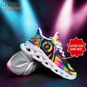 Dallas Cowboys NFL Max Soul Shoes Custom Name Tie Dye Abstract Sneakers For NFL Fans 10
