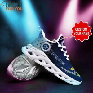 Dallas Cowboys NFL Max Soul Shoes Custom Name Yoda Sneakers Gifts For NFL Fans 2