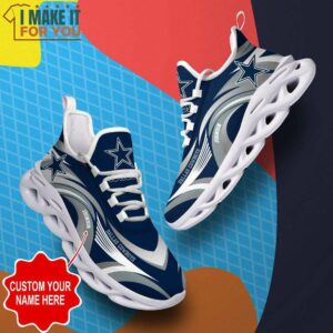 Dallas Cowboys NFL Max Soul Shoes Custom Name Personalized Gifts For NFL Fans 3
