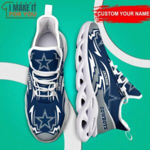 Dallas Cowboys NFL Custom Name Max Soul Sneakers Dallas Cowboys Gift Ideas 9