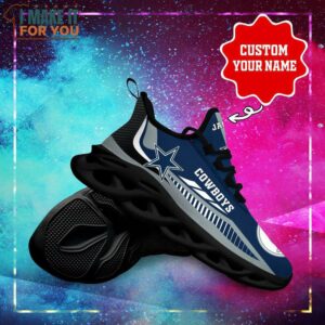 Dallas Cowboys Personalized Sneakers Custom Max Soul Shoes Ultimate Dallas Cowboys Gifts 4