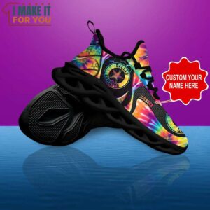 Dallas Cowboys NFL Max Soul Shoes Custom Name Tie Dye Abstract Sneakers For NFL Fans 8