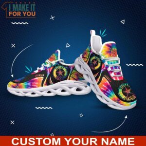 Dallas Cowboys NFL Max Soul Shoes Custom Name Tie Dye Abstract Sneakers For NFL Fans 9