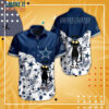 Dallas Cowboys Black Cat Tropical Floral Hawaiian Shirt And Short