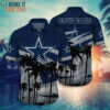 Dallas Cowboys Coconut Tree Graphic Hawaii Shirt And Short