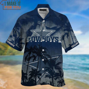 Dallas Cowboys Coconut Tree And Sky Hawaiian Shirt And Short Hot Trending Summer For Awesome Fans 2