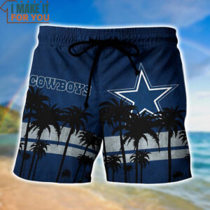Dallas Cowboys Coconut Tree Summer Beach Hawaiian Shirt And Short Gift For Best Fans 4