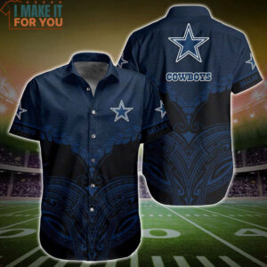 Dallas Cowboys Hawaiian Shirt Polynesian Pattern Summer Gift For Men Women Cowboys Fans 2