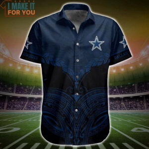 Dallas Cowboys Hawaiian Shirt Polynesian Pattern Summer Gift For Men Women Cowboys Fans 4