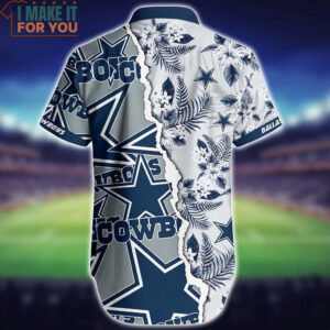 Dallas Cowboys Mickey Graphic Tropical 3D Printed Hawaiian Shirt And Short Gift For Men Women 3