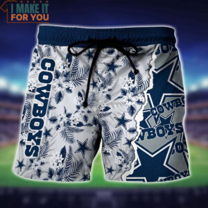 Dallas Cowboys Mickey Graphic Tropical 3D Printed Hawaiian Shirt And Short Gift For Men Women 4