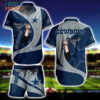 Dallas Cowboys NFL Waving Cowboys Flag Hawaiian Shirt, Best Summer Gift For Football NFL Fans