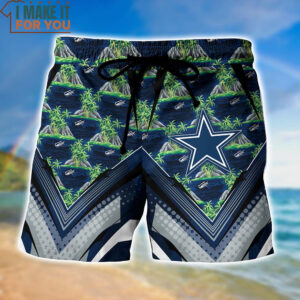 Dallas Cowboys Team Beach Shirt For Sports Cowboys Fans Hawaiian Shirt And Short 3
