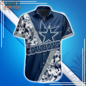 Dallas Cowboys Tropical Aloha Pattern Hawaiian Shirt And Short Top Rated Cowboys Gifts 2