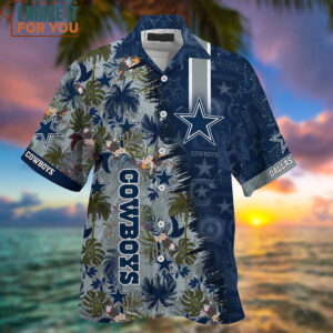 Dallas Cowboys Tropical Coconut Pattern Hawaiian Shirt And Short Best Fan Gift Ever 2