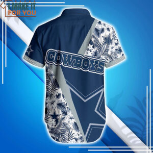 Dallas Cowboys Tropical Aloha Pattern Hawaiian Shirt And Short Top Rated Cowboys Gifts 3