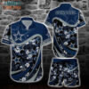 Dallas Cowboys Tropical Floral Hibiscus Hawaiian Shirt And Short, New Trends Gift For Sports Fans