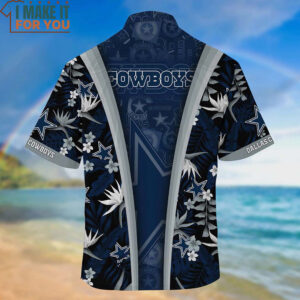 Dallas Cowboys Tropical Flower Hawaiian Shirt And Short Gifts For Sports Football Fans 3