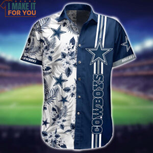 Dallas Cowboys Tropical Hibiscus Pattern Hawaiian Shirt Gift For Best Fan 2