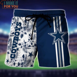 Dallas Cowboys Tropical Hibiscus Pattern Hawaiian Shirt Gift For Best Fan 4