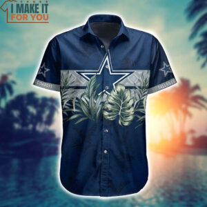 Dallas Cowboys Tropical Pattern Graphic Hawaiian Shirt And Short Gift For Fan NFL Enthusiast 2