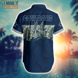 Dallas Cowboys Tropical Pattern Graphic Hawaiian Shirt And Short Gift For Fan NFL Enthusiast 3