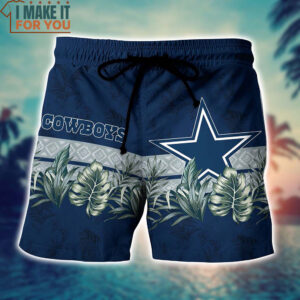 Dallas Cowboys Tropical Pattern Graphic Hawaiian Shirt And Short Gift For Fan NFL Enthusiast 4