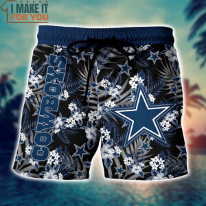 Dallas Cowboys Tropical Pattern Pineapple Design Hawaiian Shirt And Short 4