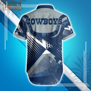 Dallas Cowboys Unique Dot Pattern Hawaiian Shirt And Short Perfect Gift For Big Fans 3