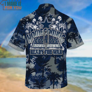 Homecoming Cowboys Touchdown Ready For War Dallas Cowboys Hawaiian Shirt And Short 3