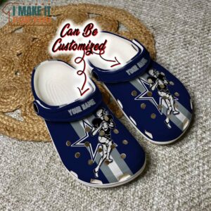 Custom Dallas Cowboys Football Player Crocs, Cowboys Clog Shoes
