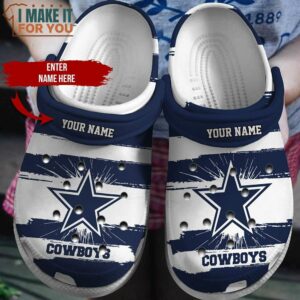 Personalized Dallas Cowboys Football Team NFL Crocs