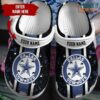 Personalized Dallas Cowboys Team Logo NFL Crocs, Football Crocs For Fans
