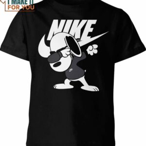 Badass Snoopy from Peanuts Nike Shirt, Snoopy Gifts for Him and Her Badass Snoopy from Peanuts Nike Shirt, Snoopy Gifts for Him and Her