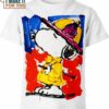 Peanuts Snoopy Graffiti 3D Shirt, Snoopy Birthday Gift Ideas