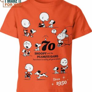 Snoopy And Peanuts Gang Since 1950 Shirt, Unique Snoopy Gifts for Fans Snoopy And Peanuts Gang Since 1950 Shirt, Unique Snoopy Gifts for Fans