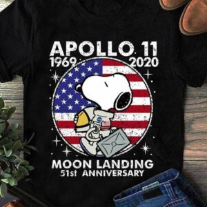 Snoopy Apollo Moon Landing 51st Anniversary Shirt, Adorable Snoopy Gifts for All Ages