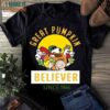 Snoopy Great Pumpkin Believer Since 1966 Black T Shirt, Snoopy Birthday Gift Ideas