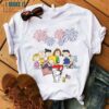 Snoopy And Friends Happy Independence Day 4th Of July White T-Shirt for Men Women