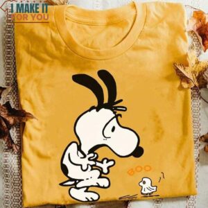 Snoopy And Little Boo Shirt, Happy Halloween Gift for Snoopy Lovers