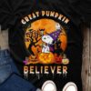 Halloween Snoopy Witch Great Pumpkin Believer Shirt, Halloween Gift Idea for Snoopy Fan