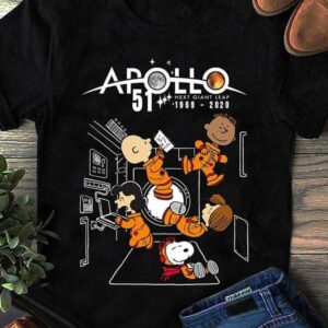 Peanuts Nasa Apollo Moon Landing 51th Anniversary T-Shirt, Peanuts Snoopy Gifts