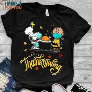 Snoopy And Charlie Brown Happy Thanksgiving Memories Quarantine Funny Shirt