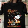 Snoopy Autumn Happy Hallothanksmas Shirt, Perfect Gift For Holiday