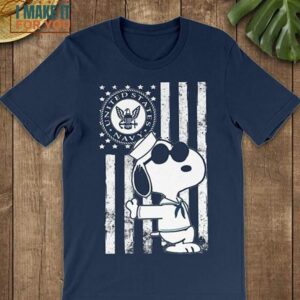 Snoopy United States Navy Eagle Logo T-Shirt, Peanuts Snoopy Gift Shop