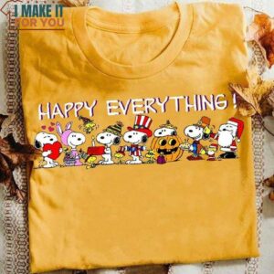 Happy Everything Snoopy Lover Shirt, Snoopy Gifts for Every Occasion
