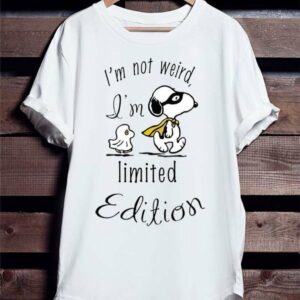 Imnot Weird Im Limited Edition Snoopy Shirt, Snoopy Gifts for Every Occasion